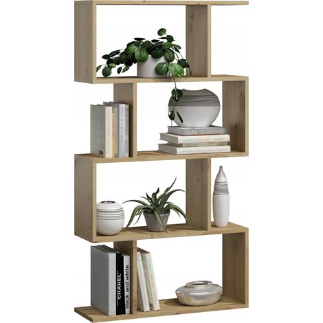 BASK 4 offenes Bücherregal mit Bücherablage
