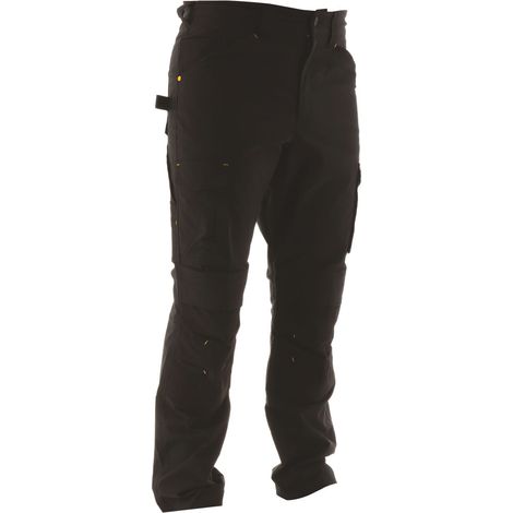 Pantalon De Travail Slim – Caterpillar Nexus Noir – Stretch Léger – 50% Coton – Genoux Renforcés – Multi-Poches - 48 (1/5)