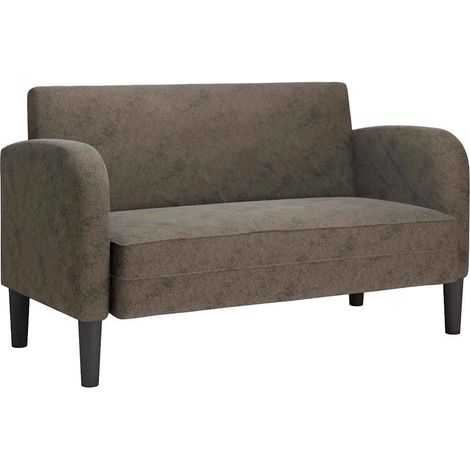 Canapé，Sofa pour Salon，Banquette causeuse gris foncé 110 cm similicuir CFW240309 (1/5)