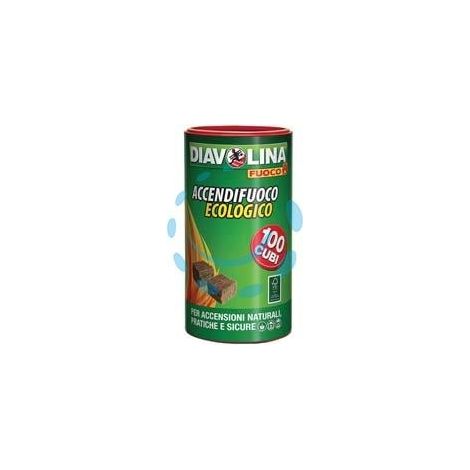 DIAVOLINA ACCENDIFUOCO ECOLOGICO IN BOX 100 PZ. - conf. 100 pz