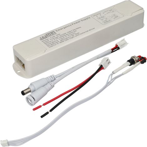 Jandei - Driver Emergencia para Focos LED de 3 a 45W 1.800mah con autotest