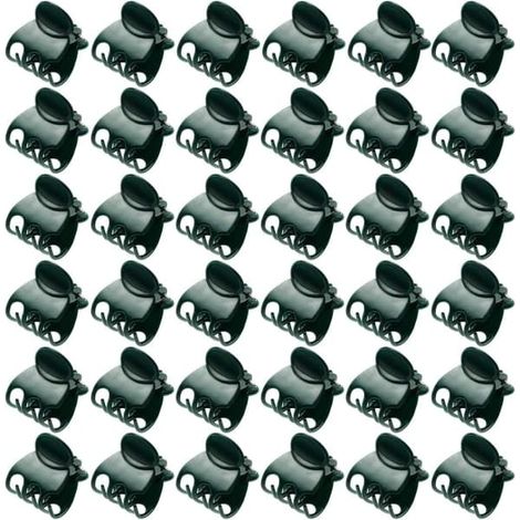 Lot de 100 pinces à orchidées, supports pour plantes de jardin pour orchidées