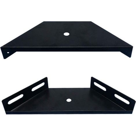 CCYKXA Corner Bracket, 2 x Corner Bracket Angle Bracket Trapezoidal Plate Corner Flange Corner Bracket Bed Frame Accessories Furniture Fastener Corner Connector, Bed Gusset 230x92x71mm