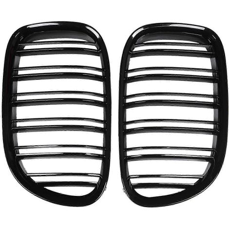 Calandre sport noire brillante en forme de haricot pour BMW Série 7 F01 F02 730D 740D 750D bs (1/5)