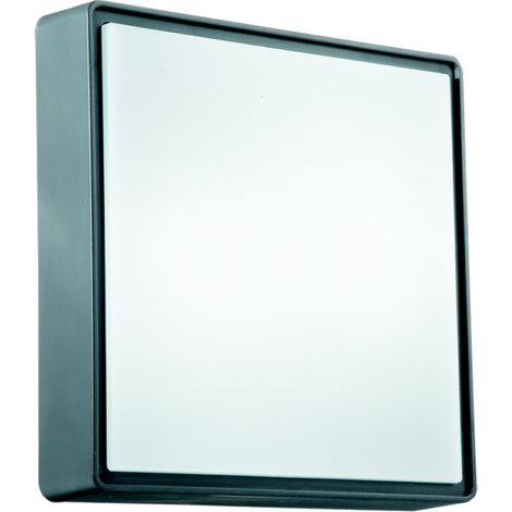 Plafoniera per esterni 30x30 cm in Abs Antracite PICCA (1/3)