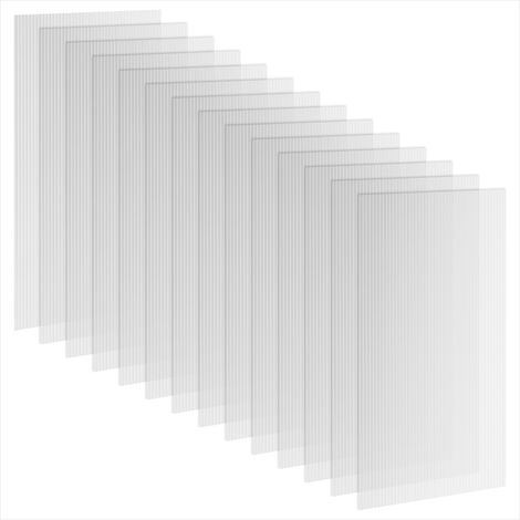 Serre de jardin en kit 10 m² panneaux polycarbonate 4 mm (1/5)