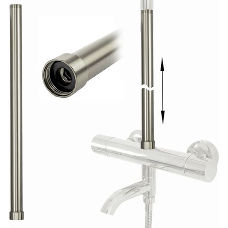 EXTENSION FOR A BATHTUB AND SHOWER SET REA  BRUSH NICKEL