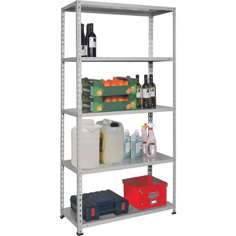 SCAFFALE 5 PIANI IN ACCIAIO BRIXO GENIUS 5P SR (1/6)