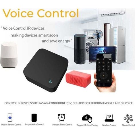 Télécommande infrarouge Tuya WiFi pour maison intelligente via climatiseur, prise en charge de tous les téléviseurs (1/4)