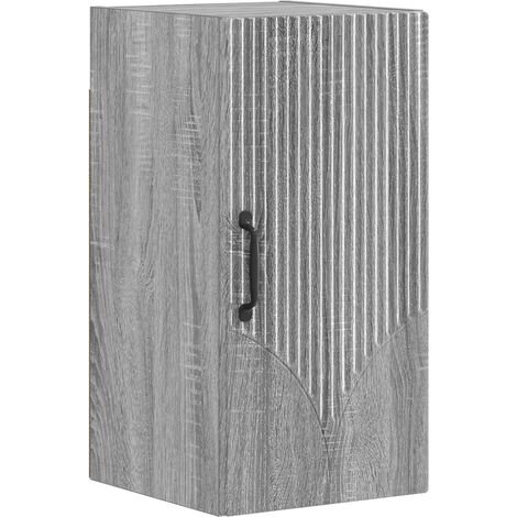 Bathroom Wall Cabinet HOORN Grey Sonoma 30 x 31 x 59 cm vidaXL (1/5)