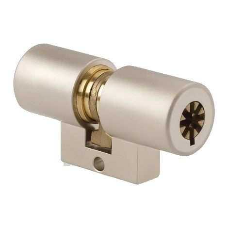 Cylindre monobloc FONTAINE 40X40mm à 5 ailettes saillant - POLLUX - 950544