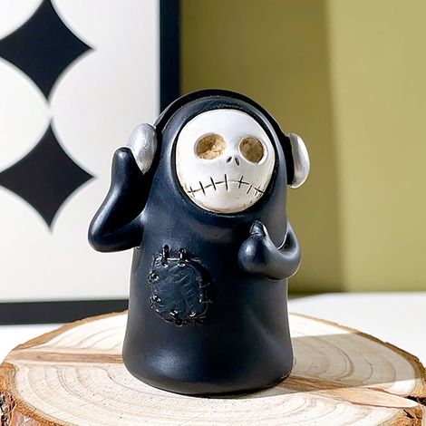 Tête Décorative - Statue En Résine - Homme Noir Vêtu - Pour Table Salon - 8 x 5,5 x 5,5 cm - 1 Pièce (1/5)