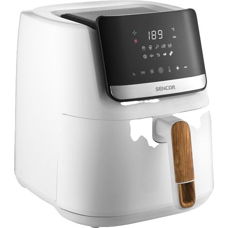 Sencor SFR 6551WH-EUE3 Vita Friteuse à air chaud 6,5 L 1600 W Blanc bois (1/3)