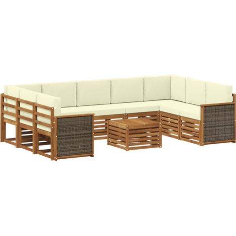 Sofa Sets Solid Acacia Wood vidaXL (1/5)