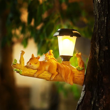 Lampe Solaire - Suspension Animale Paresseux - Éclairage Extérieur Jardin Cour - IP65 - 25 x 19 cm - 1 Pièce (1/5)