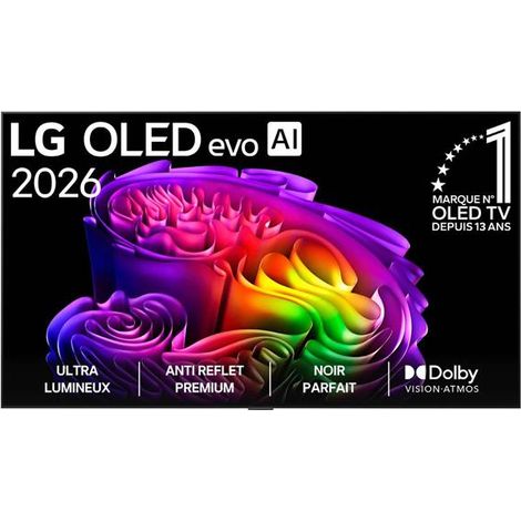 LG OLED OLED77G64LW OLED evo AI TV 77 pouces 4K 120 Hz
