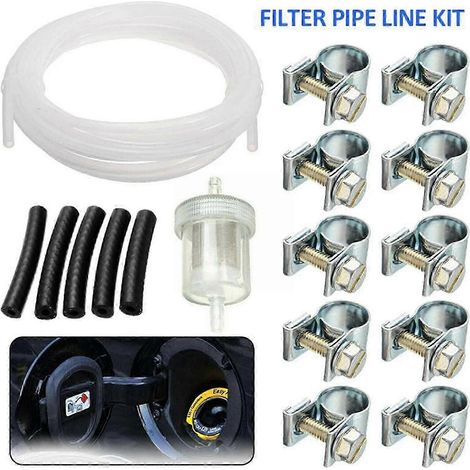 Tuyau de chauffage de stationnement à air pulsé de remplacement, collier de serrage, filtre à huile et à carburant 89031118 pour chauffage Webasto Eberspacher V6Y0 (1/5)