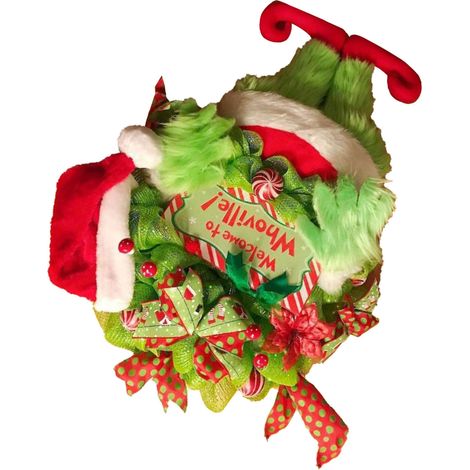 Couronne de Noël en peluche en tissu déco porte entrée suspendue fête guirlande accessoires 200 g (1/5)