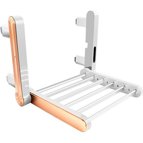 Calentador de toallas eléctrico inteligente para baño, con lámpara UV, termostato automático, barra calefactora de pared, de bajo consumo energético. (1/5)