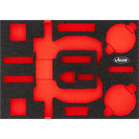VIGOR Kompakt-Radlager Leereinlage, L x B x H: 393 mm x 282 mm x 35 mm (1/2)