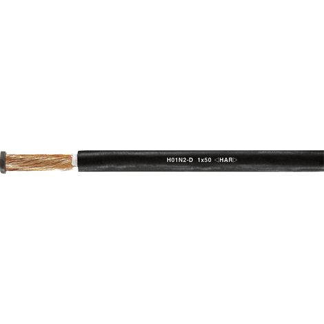 Fil électrique helukabel h01n2-d 1x35 mm² noir durable flexible