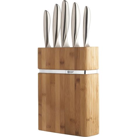 Forme - Bloc Bamboo 5 couteaux de cuisine