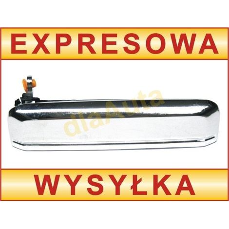 Manija exterior de la puerta delantera derecha cromada para Nissan Terrano I 87-95 (1/2)