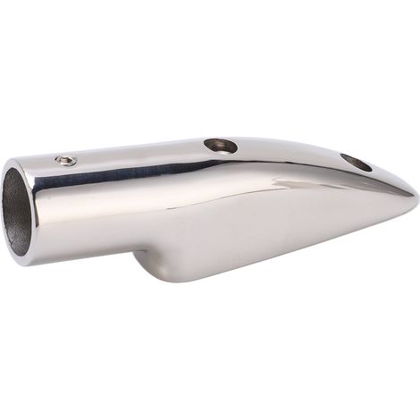 Garniture de rampe en acier inoxydable, extrémité facile à installer, résistant à l'usure, accessoire pour rampe de navire (1/5)