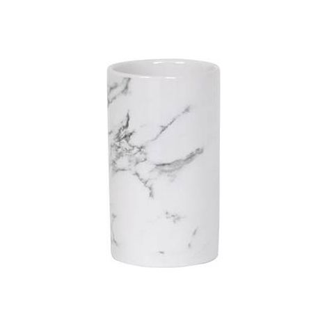 PORTA SPAZZOLINO IN CERAMICA TOSCANA Misura: Bianco