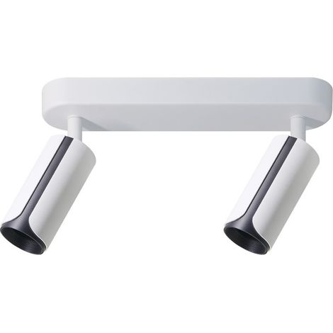 Reglette de plafond Gobi Blanc Sable 2xGU10 (1/4)