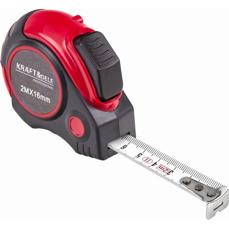 2-Meter-Maßband mit rutschfestem Griff  Kraft&Dele