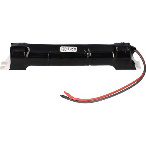 Akkupack Notlicht Notbeleuchtung Tridonic 3,6V 4500mAh - L1x3 Hochtemperatur/ Sil.Kabel 20cm inkl. Endkappen+ Kabel1,5qmm (1/5)