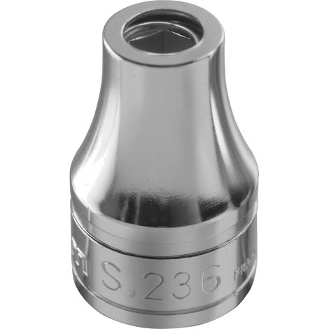 Facom – Douille hexagonale 1/2pouce – Entraînement carré 1/2" – Longueur 44mm – Finition chrome pour usage intensif