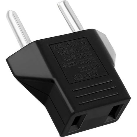 Adaptateur de prise européenne, adaptateur de prise US vers Europe, adaptateur de type C, adaptateur de voyage Europe
