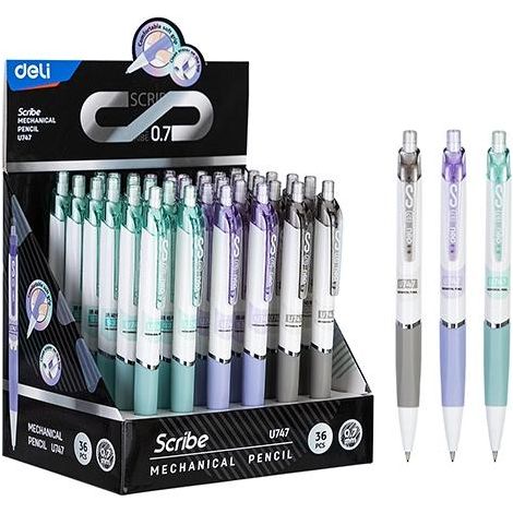 DELI Portaminas con grip Scribe mina 0,5mm