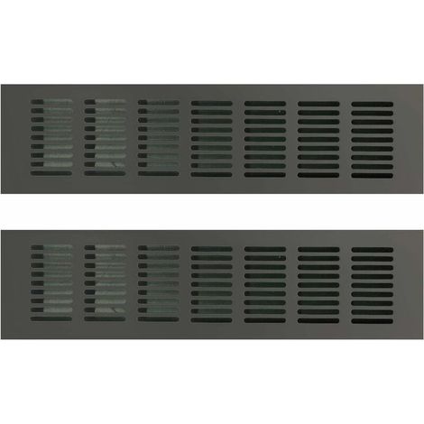 Sjqka – Grille de ventilation rectangulaire 80 × 300mm – Aluminium pour espaces confinés – Ventilation optimale cuisine, salle de bain, bureau