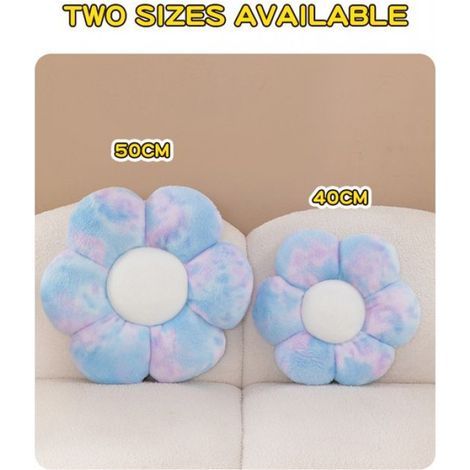 Coussin Fleur Peluche 50cm - Daisy Marron - Coussin Confortable et Chic pour Canap - Peluche Douce et Moelleuse 4 COUSSIN DE CHAISE (1/4)