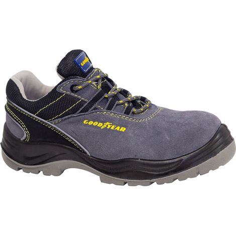Goodyear G138106C Scarpe in pelle Serratura, Grigio, 39, Set di 2 Pezzi