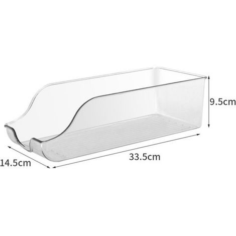 bac de rangement transparent Bac de Rangement en Plastique Transparent, Organisateur de Réfrigérateur meuble rangement (1/5)
