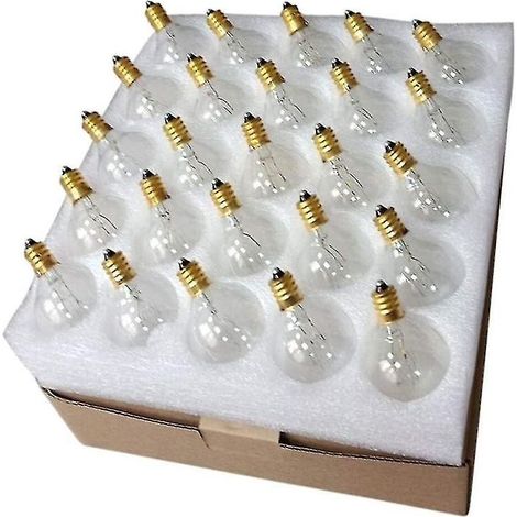 Ampoule G40 E12 étanche IP44 – 7 W blanc chaud pour éclairage décoratif extérieur – Ambiance rétro pour mariages et fêtes (1/5)