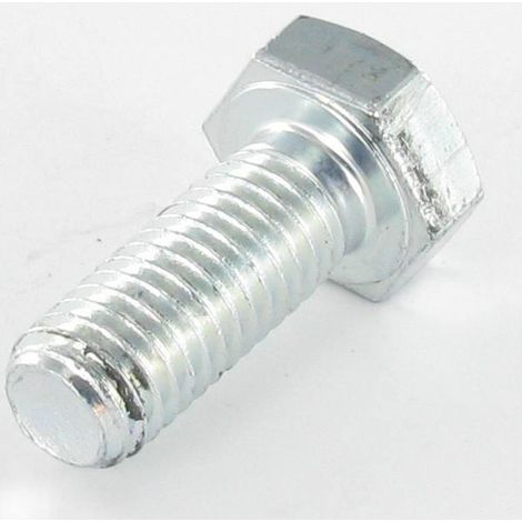 Vis métaux Tête hexagonale TH M6X12 Classe 6.8 zingué cr3 96 hbs sans rouille rouge-100 pièces