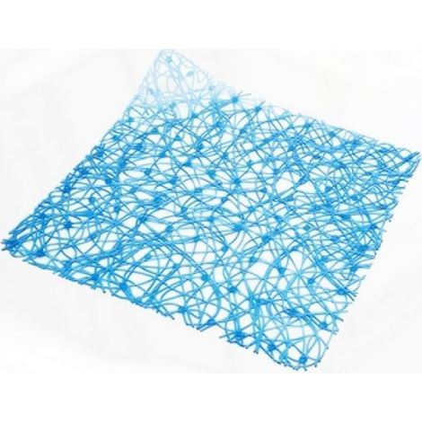 TAPPETO ANTISCIVOLO PER DOCCIA MOD. LUX CM 52x52 Blu
