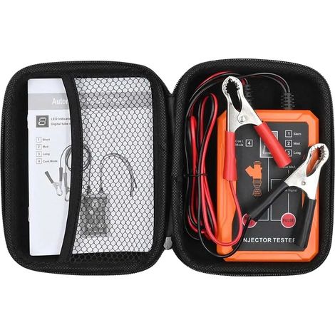 Testeur d'injecteurs de carburant, Test simultané, Nettoyage complet, Testeur Orange (1/2)