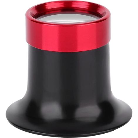 Loupe De Lunettes, Alliage D'aluminium 10X Loupe pour Les Yeux Loupe Réparation Montre Outil Loupe Loupe Lentille Loupe (1/5)