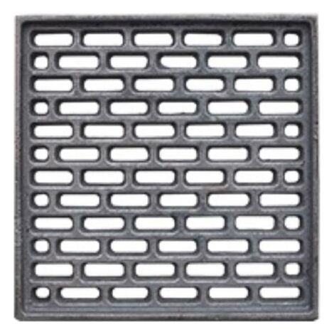 GRIGLIA PER STUFA A LEGNA IN GHISA CM 20 X 20 UNIVERSALE DF 704112 (1/2)