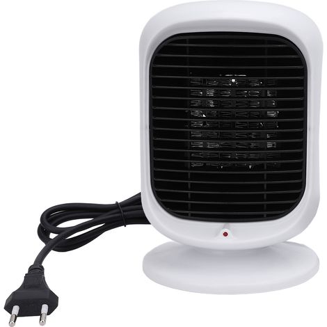 Eosnow Raumheizung, 600 W, energieeffizienter Schreibtisch für den Innenbereich, schnelle Heizung, elektrischer Desktop, Zuhause, Schlafzimmer, Büro, Weiß, EU-Stecker, 220 V