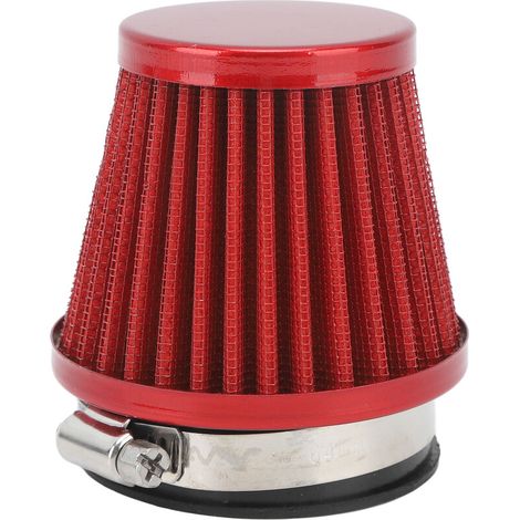 Universal 50mm Air Filter Heavy Duty Air Induction Filter for Off-Road Motorcycle ATV Quad Dirt Pit Bike Red (1/5)