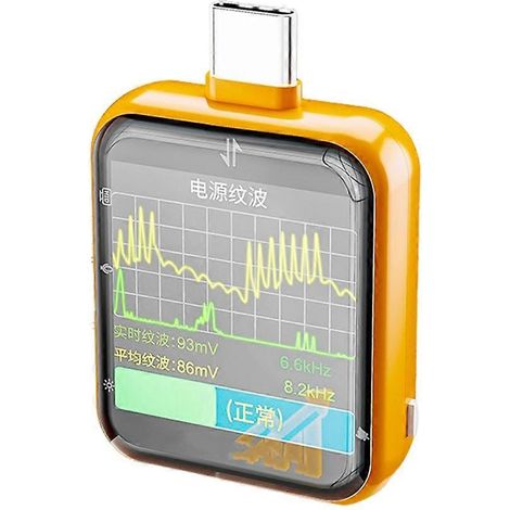 USB-Tester T3, digitaler Spannungs- und Strommesser, Wattmeter, Musikspektrumanalysator, Schallpegelmesser, Pegel- und Barometer B (1/5)
