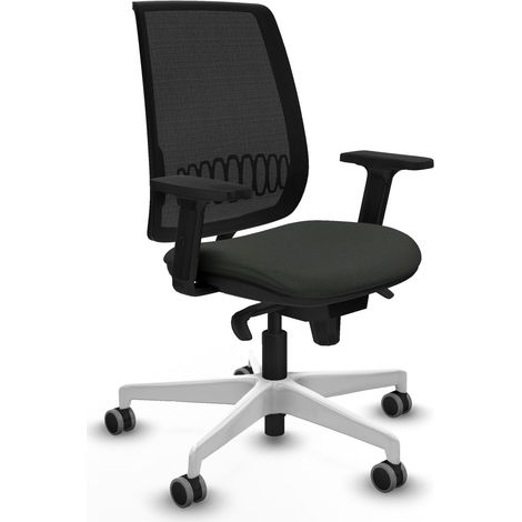 Chaise ergonomique piqueras y crespo Alares noire mousse injectée (1/2)