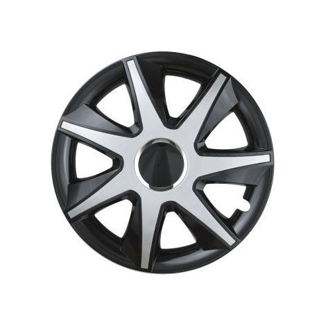 Radkappen Run schwarz/silber - 15"